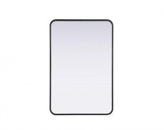 R Corner Mirror 24''x36''x2'' Black (758|MR8A2436BLK)