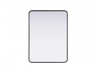 Contour Metal Rectangle Mirror 24x32 in Black (758|MR8A2432BLK)