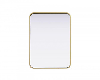 Contour Metal Rectangle Mirror 22x30 in Brass (758|MR8A2230BRA)