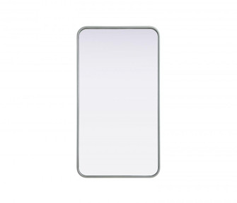 Contour Metal Rectangle Mirror 20x36 in Silver (758|MR8A2036SIL)