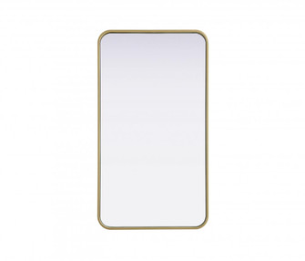 R Corner Mirror 20''x36''x2'' Brass (758|MR8A2036BRA)
