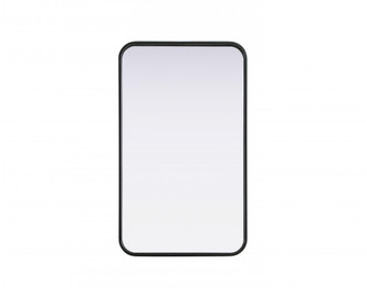 Contour Metal Rectangle Mirror 18x30 in Black (758|MR8A1830BLK)