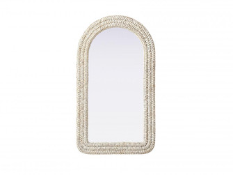 Jute Rope Mirror 24''x42'' Linen White (758|MR4G2442LN)