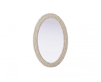 Jute Rope Mirror 27''x42'' Linen White (758|MR4C2742LN)