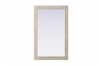 Rectangle Cornhusk Mirror 35x55 in Linen White (758|MR4A3555LN)