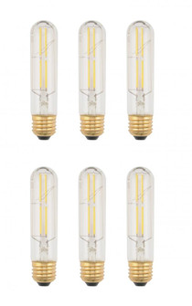 6W 3000K LED T10 Light bulb with 550 Lumens (758|T10LED202-6PK)