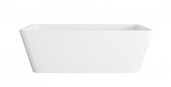 67 inch Bathtub in Glossy White with Polished White Trim (758|BT30667GW-WHT)