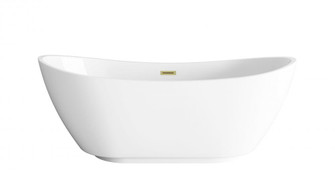 Bathtub 66.9x28.3x26 GW with BGD drain kit (758|BT10367GW-BGD)