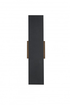 Waylen 4.5 x 18 inch Outdoor Wall Sconce in Black (758|OD506W18BK)