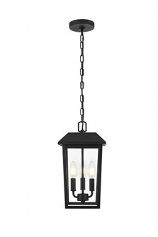 Riggs 8 x 15 inch Outdoor Pendant in Black (758|OD502H15BK)