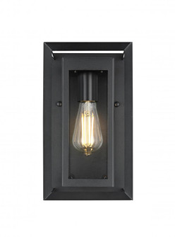 Etting 7 Inch Outdoor Wall Sconce in Black (758|OD355W12BK)