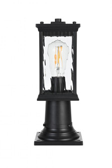 Outdoor Pole Light L5'' W5'' H14'' L1 Black (758|OD336P14BK)
