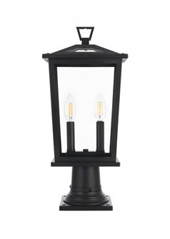 Berks 8.5 Inch Outdoor Post Light in Black (758|OD333P20BK)