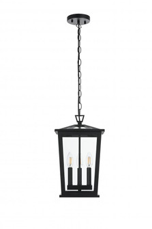 Berks 9.5 Inch Outdoor Pendant in Black (758|OD333H16BK)