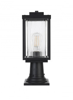 Outdoor Pole Light L6'' W6'' H16.5'' L1 Black (758|OD308P17BK)