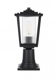 Outdoor Pole Light L6.5'' H15.5'' E6.6'' L1 Black (758|OD305P16BK)