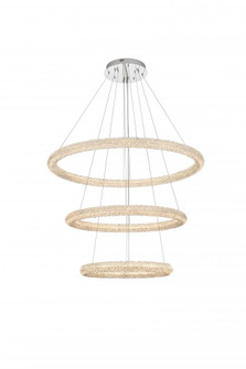 Bowen 42 inch LED chandelier in chrome (758|3800G41LC)