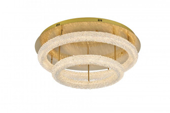 Bowen Flush D29.5''H10''LED 62W  Satin Gold (758|3800F30L2SG)