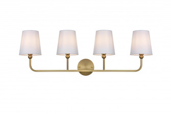 Senna 35.5 inch Wall Sconce in Satin Gold (758|LD7322W36SG)
