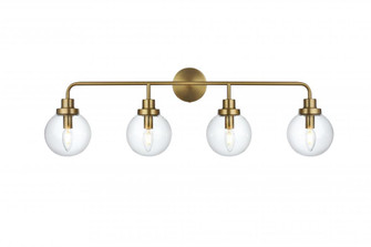 Hanson 37 inch Wall Sconce in Satin Gold (758|LD7037W38SG)