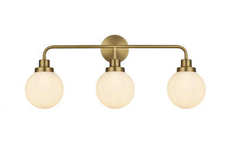 Hanson Wall Sconce L27.6''H11.7''E7.7'' W/GL Satin Gold (758|LD7034W28SG)