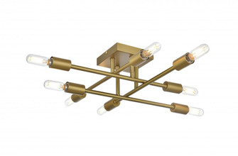 Script 19 Inch Flush Mount in Satin Gold (758|LD2351SG)