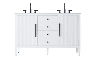 Vanity Cabinet 2Dr 3Dw 54x21.5x35 White (758|VF29654DWH)