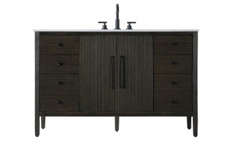 54 inch Single Bathroom Vanity inChocolate Oak (758|VF29654CO)