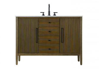 Vanity Cabinet 2Dr 2Dw 48x21.5x35 Hazel Oak (758|VF29648HO)