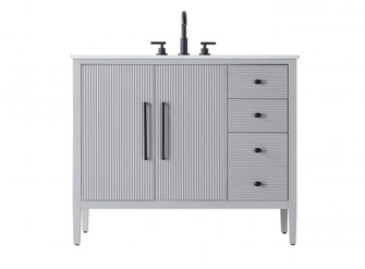 42 inch Single Bathroom Vanity in Grey (758|VF29642GR)