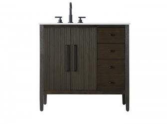36 inch Single Bathroom Vanity in Chocolate Oak (758|VF29636CO)
