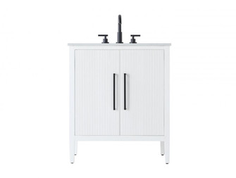 30 inch Single Bathroom Vanity in White (758|VF29630WH)