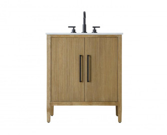 30 inch Single Bathroom Vanity in Linen Oak (758|VF29630LO)