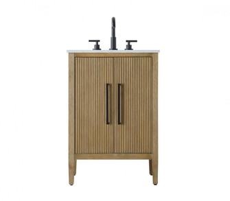 24 inch Single Bathroom Vanity in Linen Oak (758|VF29624LO)