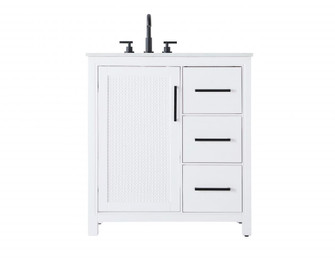 Vanity Cabinet 1Dr 3Dw 32x21.5x35 White (758|VF29532WH)
