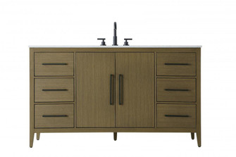 60 Inch Single Bathroom Vanity In Chestnut Brown (758|VF29360MCB)