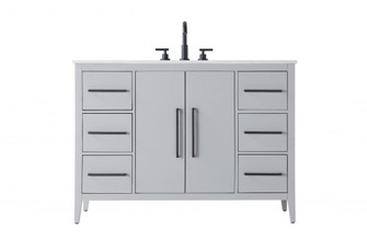 Vanity Cabinet 2Dr 6Dw 48x21.5x35 Grey (758|VF29348GR)