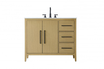 42 Inch Single Bathroom Vanity In  Honey Brown (758|VF29342MHB)