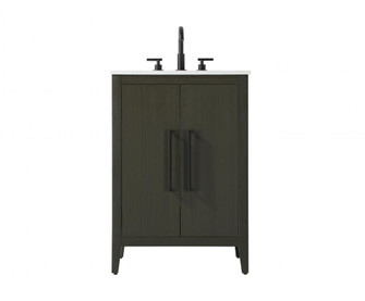 Vanity Cabinet 2Dr 24x21.5x35 Mocha Brown (758|VF29324MMB)