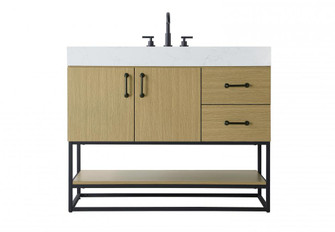 42 inch Single Bathroom Vanity in  Honey Brown (758|VF29242MHB)