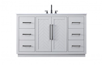 54 inch Single Bathroom Vanity in Grey (758|VF29054GR)