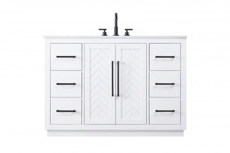 48 inch Single Bathroom Vanity in White (758|VF29048WH)