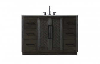 48 inch Single Bathroom Vanity in Chocolate Oak (758|VF29048CO)