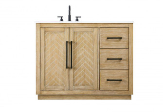 42  inch Single Bathroom Vanity in Linen Oak (758|VF29042LO)