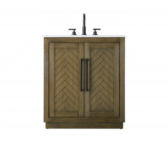 30 inch Single Bathroom Vanity in Hazel Oak (758|VF29030HO)