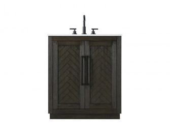 30 inch Single Bathroom Vanity in Chocolate Oak (758|VF29030CO)