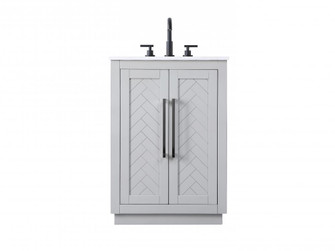 24 inch Single Bathroom Vanity in Grey (758|VF29024GR)