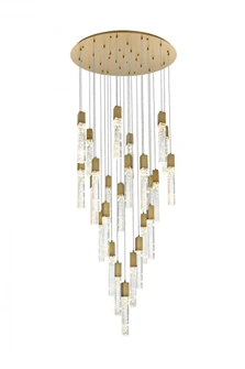 Aurora 42 inch Chandelier in Satin Gold (758|2089G42SG)