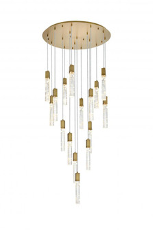 Aurora 36 inch Chandelier in Satin Gold (758|2089G36SG)