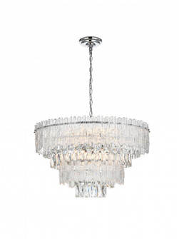 Emilia 25 inch Chandelier in Chrome (758|1780D25C)